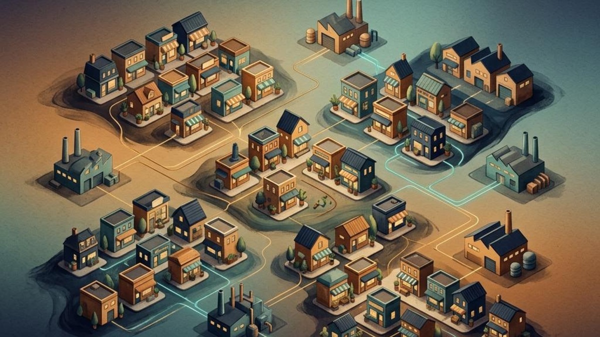 Independent local dealer and manufacturer connected through a shared wholesale network